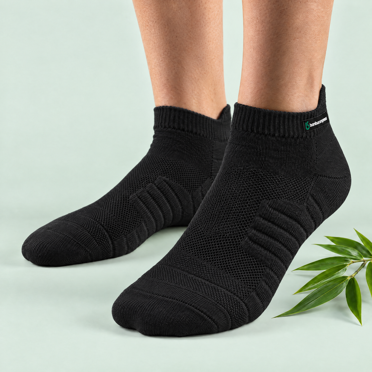 STEADY+ Cushion Low Socks | Black